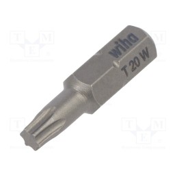 1 pcs x WIHA - 4927 - Screwdriver bit, Torx®, TX20, Overall len: 25mm, STANDARD