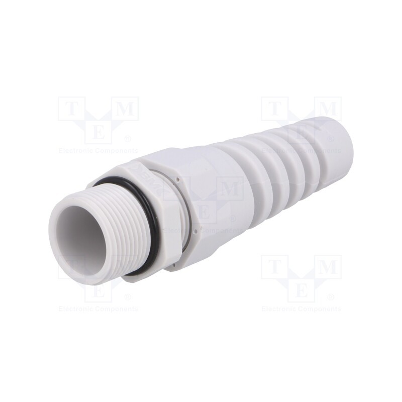 1 pcs x BM GROUP - BM4016S - Cable gland, with strain relief, PG16, IP68, polyamide, grey