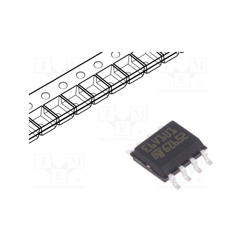 1 pcs x STMicroelectronics - ESDA6V1U1RL - Diode: TVS array, 6.1V, 200W, common anode, SO8