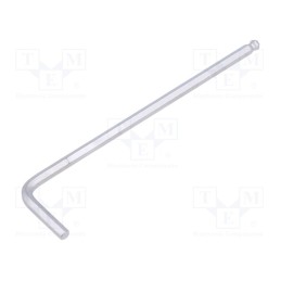 1 pcs x KING TONY - 113003MR - Wrench, hex key,spherical, HEX 3mm, tool steel, long, 93mm