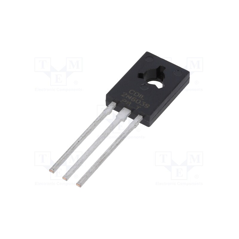 5 pcs x CDIL - 2N6039 - Transistor: NPN, bipolar, Darlington, 80V, 4A, 1.5/40W, TO126
