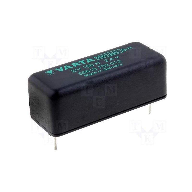 1 pcs x VARTA MICROBATTERY - 55615702012 - Re-battery: Ni-MH, 2.4V, 150mAh, 4pin, 42.4x17x16mm