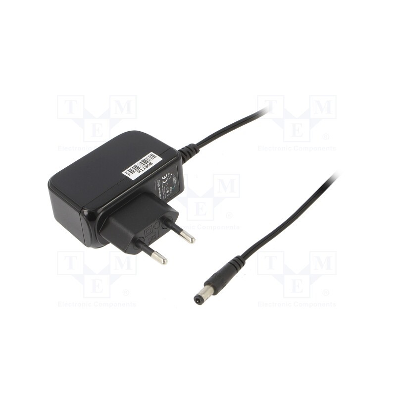 1 pcs x CELLEVIA POWER - CLW-1309-W2E-ER25 - Power supply: switched-mode, plug, 9VDC, 1.4A, 13W, Plug: EU, 81.6%