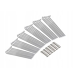 Spokes spoke set 17 36pcs narrow diamond