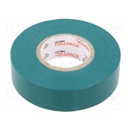 5 rol x SCAPA - TAŚMA 6022 19MM/25M ZIELONA - Tape: electrical insulating, W: 19mm, L: 25m, Thk: 0.15mm, green