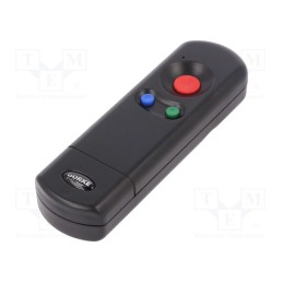 1 pcs x GORKE - PUK-303 - Remote control, -10÷55°C, 433.92MHz, 300÷600m, No.of butt: 3, 93%