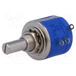 1 pcs x SR PASSIVES - POT2218M-2K - Potentiometer: shaft, multiturn, 2kΩ, 2W, ±5%, 6.35mm, linear