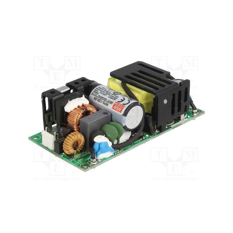 1 pcs x MEAN WELL - RPS-120-24 - Power supply: switched-mode, open, 120W, 113÷370VDC, 80÷264VAC