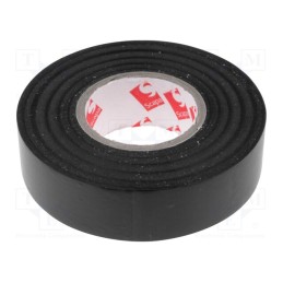 1 rol x SCAPA - SCAPA-2702-19X25BLACK - Tape: electrical insulating, W: 19mm, L: 25m, Thk: 130um, black, 180%