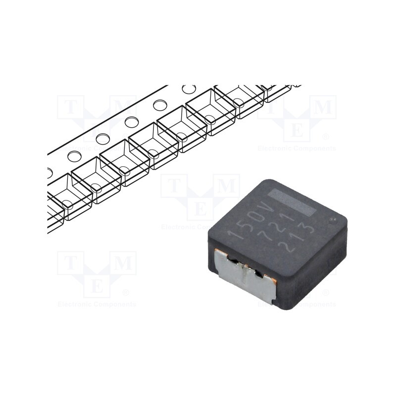 1 pcs x PANASONIC - ETQP4M150KVK - Inductor: wire, SMD, 15uH, 3.8A, 55mΩ, ±20%, 8.5x8x4mm, -40÷150°C