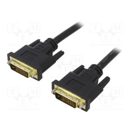 1 pcs x AKYGA - AK-AV-06 - Cable, DVI-D (24+1) plug,both sides, 1.8m, black