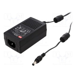 1 pcs x MEAN WELL - GST25A07-P1J - Power supply: switched-mode, 7.5VDC, 2.93A, Out: 5,5/2,1, 22W
