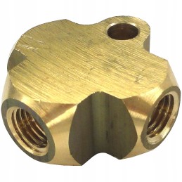 Tee M10x1 25 Distributor Caliper Pump Brake System ATV Quad Bashan