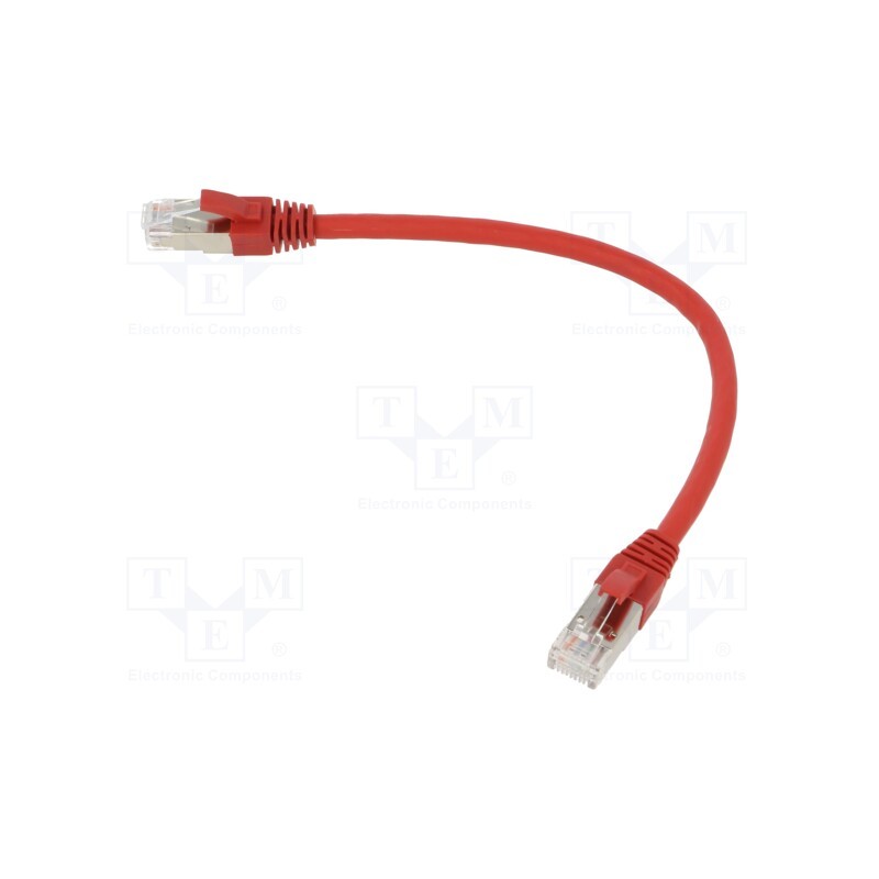 1 pcs x LAPP - 24441391 - Patch cord, ETHERLINE® Cat.6a,S/FTP, 6a, stranded, Cu, LSZH, red