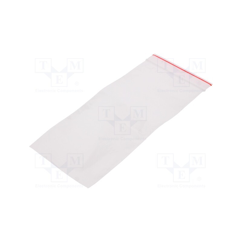 1 pcg x PLAST - 02-05-0818 - Self-seal bag, L: 180mm, Width: 80mm, Thick: 40um, polyetylene