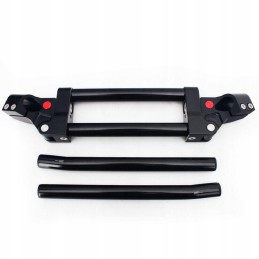 Steering wheel with shock absorber, black 22 2mm