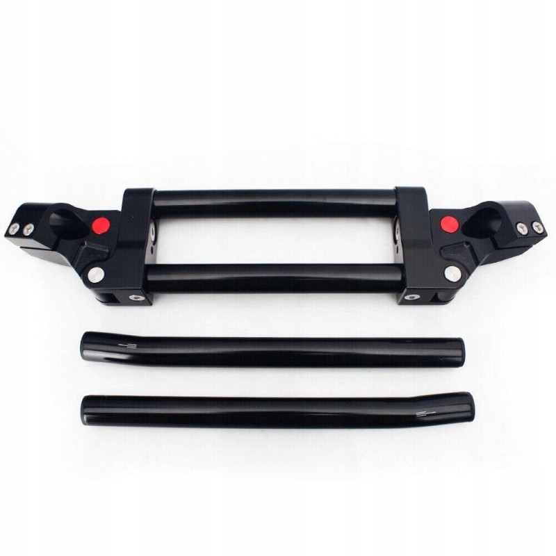 Steering wheel with shock absorber, black 22 2mm