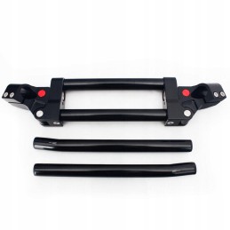 Steering wheel with shock absorber, black 22 2mm