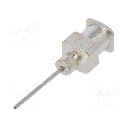 12 pcs x FISNAR - 822050SS1 - Needle: steel, L: 15mm, Size: 22, Øint: 0.7mm, Mat: stainless steel