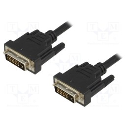 1 pcs x DIGITUS - AK-320108-020-S - Cable, dual link, DVI-D (24+1) plug,both sides, 2m, black