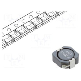 1 pcs x EATON ELECTRONICS - DR1050-4R7-R - Inductor: wire, SMD, 4.43uH, Ioper: 6.13A, 10mΩ, ±30%, Isat: 6.7A