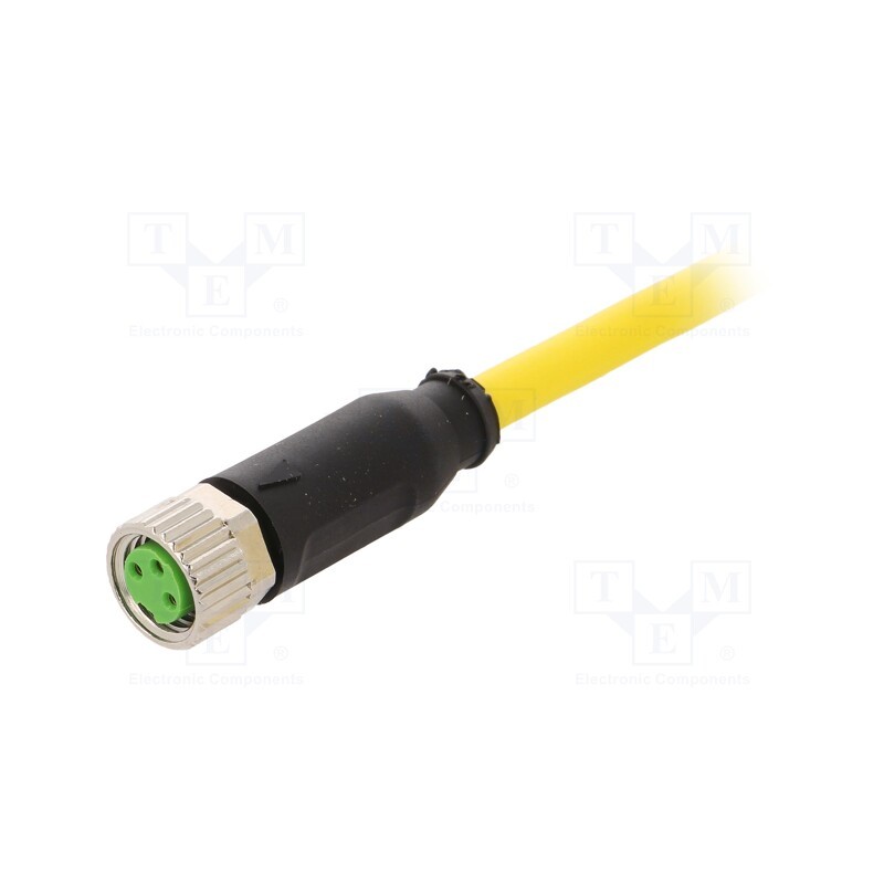 1 pcs x MURR ELEKTRONIK - 7000-08041-0300500 - Connection lead, M8, PIN: 3, straight, 5m, plug, 60VAC, 4A, -40÷80°C