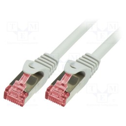1 pcs x LOGILINK - CQ2091S - Patch cord, S/FTP, 6, stranded, Cu, LSZH, white, 10m, 27AWG