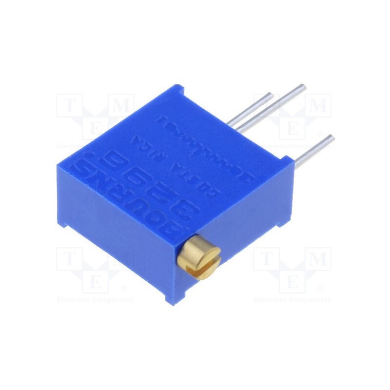 1 pcs x BOURNS - 3296Z-1-104LF - Potentiometer: mounting, multiturn, 100kΩ, 500mW, THT, ±10%, linear