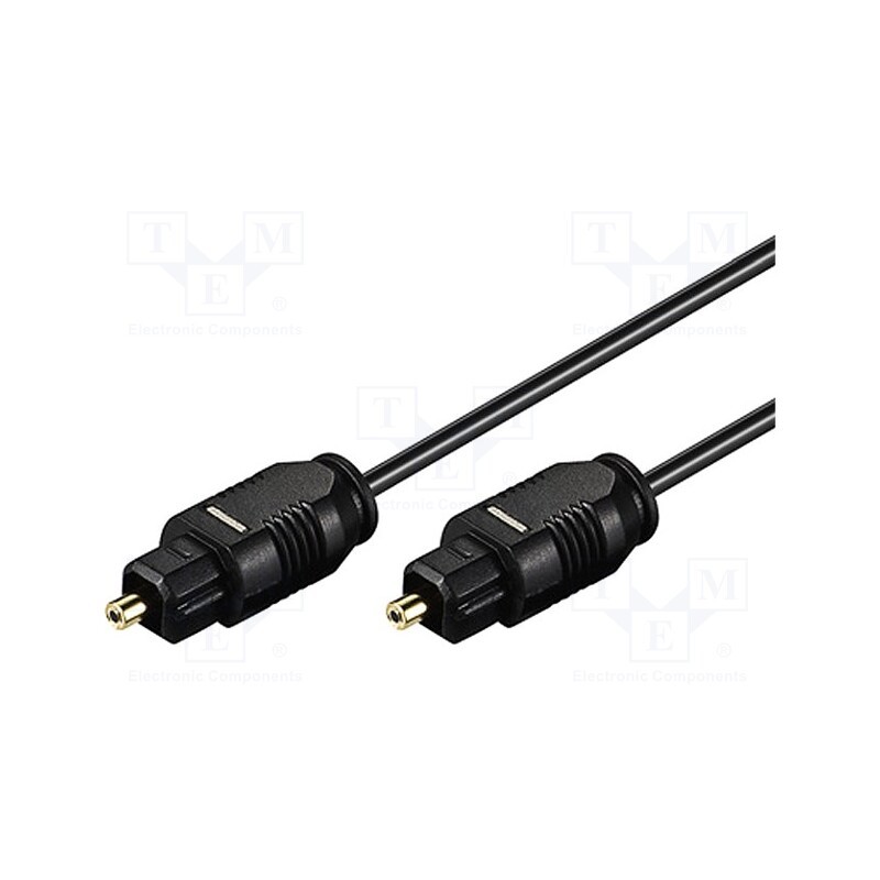 1 pcs x Goobay - 51217 - Cable, Toslink plug,both sides, 1.5m, Øcable: 2.2mm