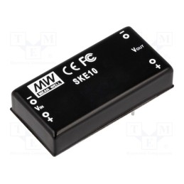 1 pcs x MEAN WELL - SKE10A-24 - Converter: DC/DC, 10W, Uin: 9÷18V, Uout: 24VDC, Iout: 420mA, 2'x1'