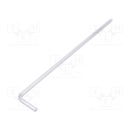 1 pcs x WIHA - 1396 - Wrench, hex key,spherical, HEX 3mm, Overall len: 128mm