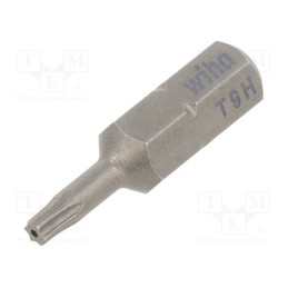 1 pcs x WIHA - 1726 - Screwdriver bit, Torx® with protection, T9H, Overall len: 25mm
