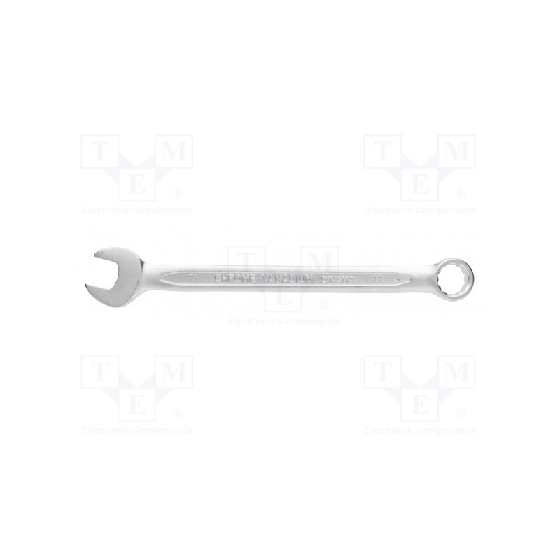 1 pcs x Hu00d6GERT TECHNIK - HT1W411 - Wrench, combination spanner, 11mm, Chrom-vanadium steel