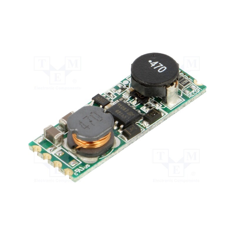 1 pcs x RECOM - RCD-24-0.30/PL/B - Converter: DC/DC, Uin: 4.5÷36V, Uout: 2÷35VDC, Iout: 300mA, SMD, LED