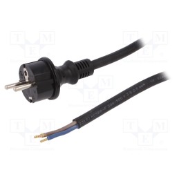 1 pcs x PLASTROL - W-97276 - Cable, 3x2.5mm2, CEE 7/7 (E/F) plug,wires,SCHUKO plug, rubber