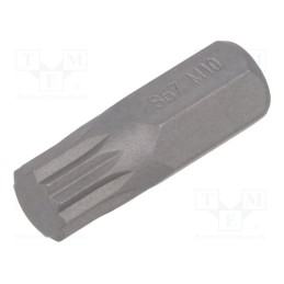 1 pcs x BETA - 867XZN/10 - Screwdriver bit, spline (12-angles), XZN M10, Overall len: 30mm