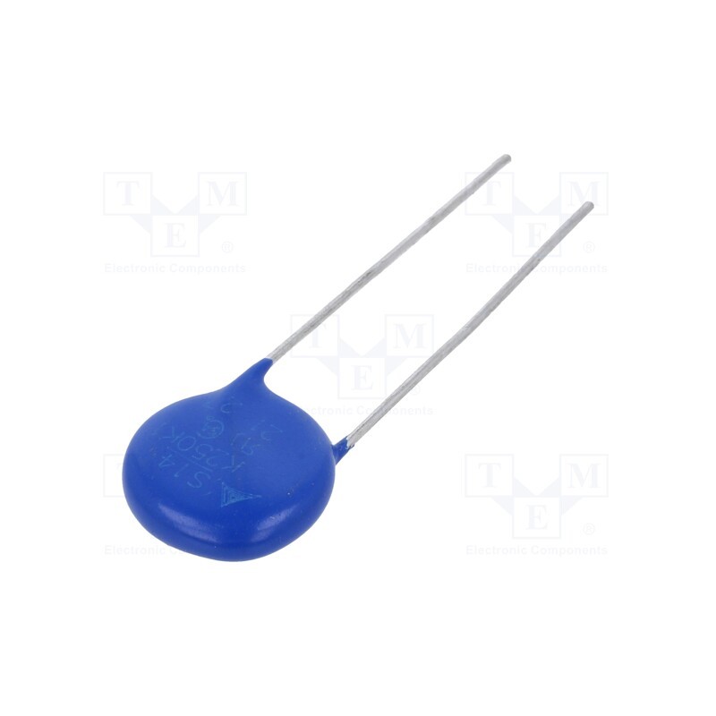 1 pcs x EPCOS - B72214P2251K101 - Varistor: metal-oxide, THT, 250VAC, 320VDC, 390V, 6000A, -40÷105°C