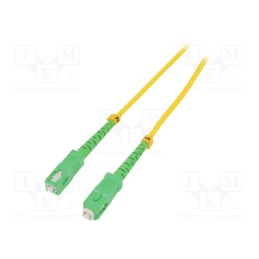 1 pcs x QOLTEC - 54283 - Fiber patch cord, SC/APC,both sides, 3m, Optical fiber: 9/125um