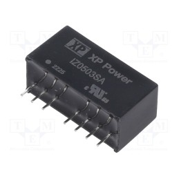1 pcs x XP POWER - IZ0503SA - Converter: DC/DC, 3W, Uin: 4.5÷9V, Uout: 3.3VDC, Iout: 700mA, SIP