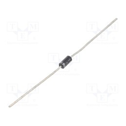 1 pcs x DIODES INCORPORATED - 1N4001-T - Diode: rectifying, THT, 50V, 1A, , Ifsm: 30A, DO41, Ufmax: 1V