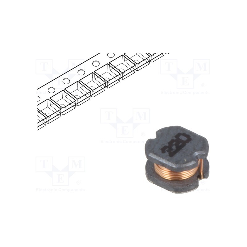 1 pcs x TRACO POWER - TCK-152 - Inductor: wire, SMD, 22uH, 1Ω, -40÷125°C, ±20%, 3.1x3.5x2.1mm, 500mA