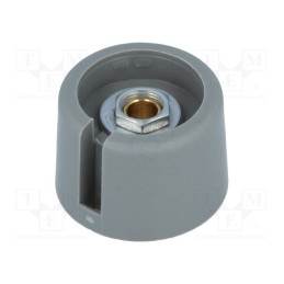 1 pcs x OKW - A3023048 - Knob, with pointer, polyamide, Øshaft: 4mm, Ø23x16mm, grey