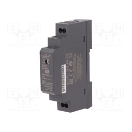 1 pcs x MEAN WELL - DDR-15L-3.3 - Converter: DC/DC, 15W, Uout: 3.3VDC, Iout: 4.5A, 17.5x90x54.5mm