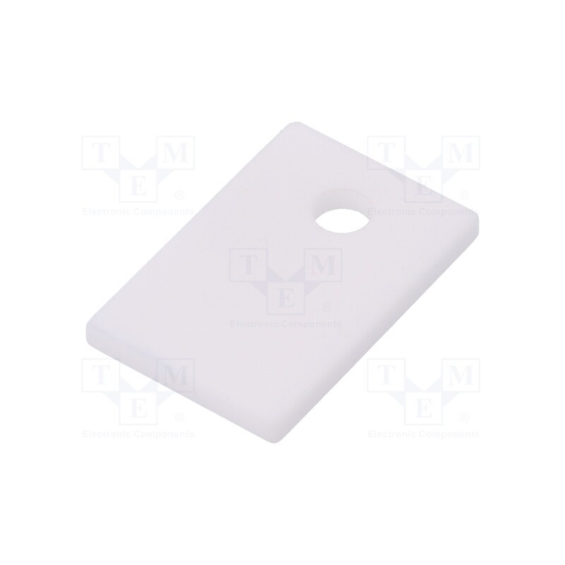 1 pcs x FISCHER ELEKTRONIK - AOS 220 - Heat transfer pad: ceramic, TO220, L: 12mm, W: 18mm, Thk: 1.5mm