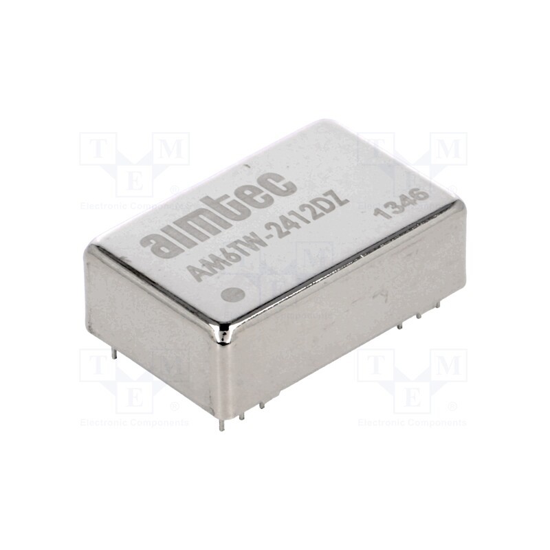 1 pcs x AIMTEC - AM6TW-2412DZ - Converter: DC/DC, 6W, Uin: 9÷36V, Uout: 12VDC, Uout2: -12VDC, DIP24