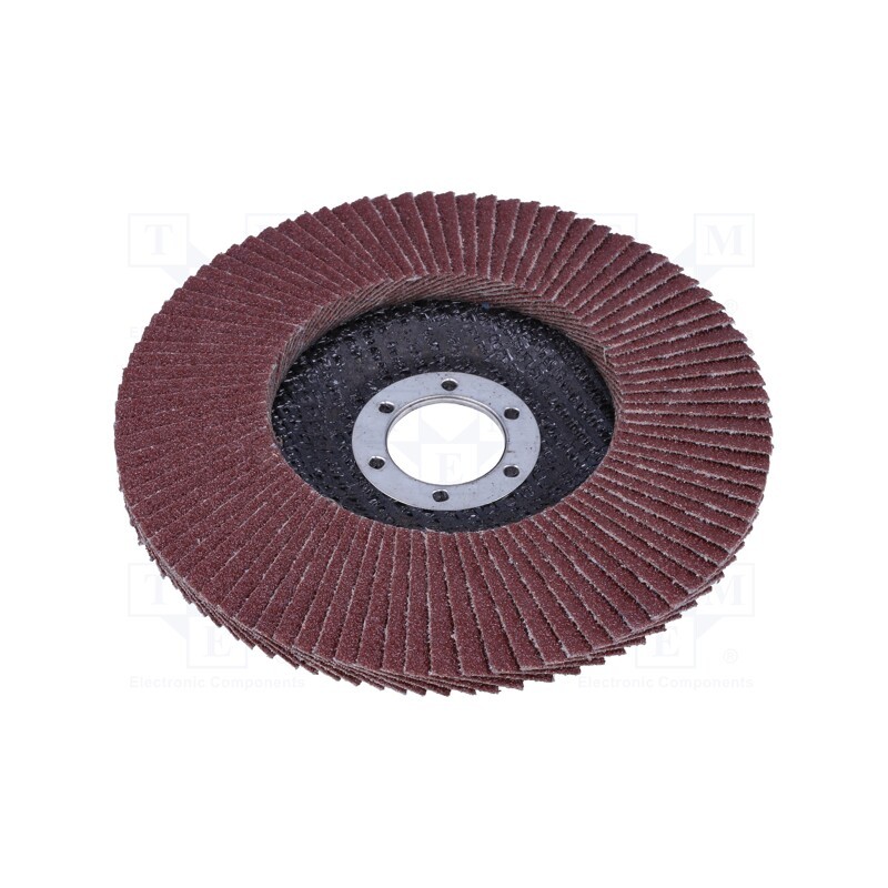 1 pcs x PROLINE - 44813 - Flap grinding wheels, Ø: 125mm, Øhole: 22.2mm, Granularity: 80