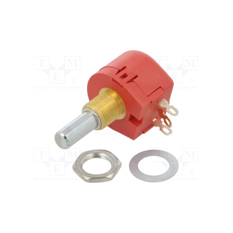 1 pcs x TE Connectivity - 1-1676979-1 - Potentiometer: shaft, single turn, 5kΩ, 1W, ±10%, 6.35mm