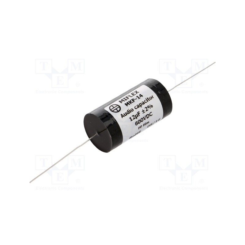 1 pcs x MIFLEX - MKP14H612G-B - Capacitor: polypropylene, 12uF, 600VDC, ±2%, Ø33x62mm, -25÷85°C
