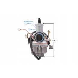 Carburetor PZ30 Quad ATV 200 250 pump by Moretti