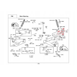 Swingarm repair kit top bushing bushing atv quad kymco mxu 500 550 700